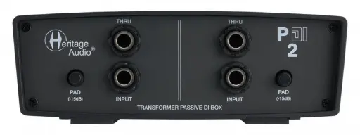 Heritage Audio P-DI-2 Passive Two-Channel DI Box SKU# P-DI-2
