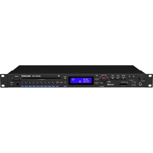 Tascam CD-400U CD SD USB Player With Bluetooth And Am/Fm Tuner SKU# CD-400U