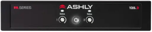 Ashly FA-125.2 1/2U Power Amplifier: 2x125W/4-8 Ohms, 70/100V SKU# FA-125.2 