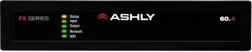 Ashly FX-60.4 1/2U DSP Amplifier 4 x 60W @ 4/8 Ohms, 2 x 120W @ 70/100V SKU# FX-60.4