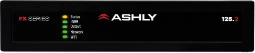 Ashly FX-125.2 1/2U DSP Amplifier 2 x 125W @ 4/8 Ohms, 1 x 250W @ 70/100V SKU# FX-125.2 