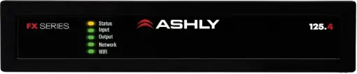 Ashly FX-125.4 FX Series 500W 4 Channel 1/2RU Compact Class D Multi Mode Power Amplifier SKU# FX-125.4 