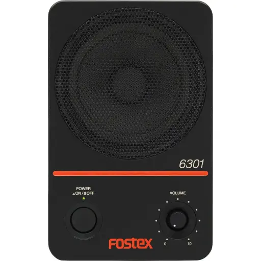 Fostex 6301NE Active Monitor Speaker 20W D-Class (Single) - 4" SKU# 6301NE 