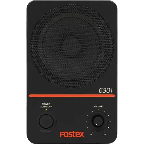 Fostex 6301ND Active Monitor Speaker 20W D-Class (Single) - 4" SKU# 6301ND