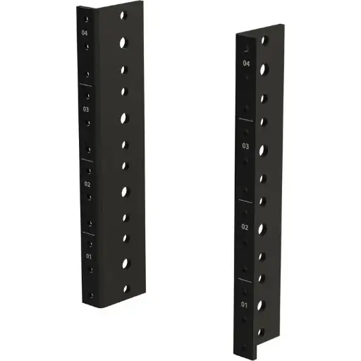 Gator GRW-RACKRAIL08U  Rack Rail for 8 RU Rackmount Cases (Pair) SKU# GRW-RACKRAIL08U 