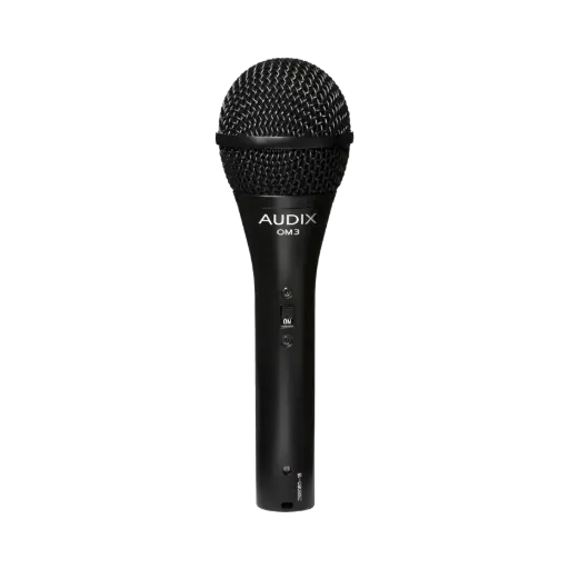 Audix OM3S Dynamic Vocal Microphone w/ On - Off Switch SKU# OM3S