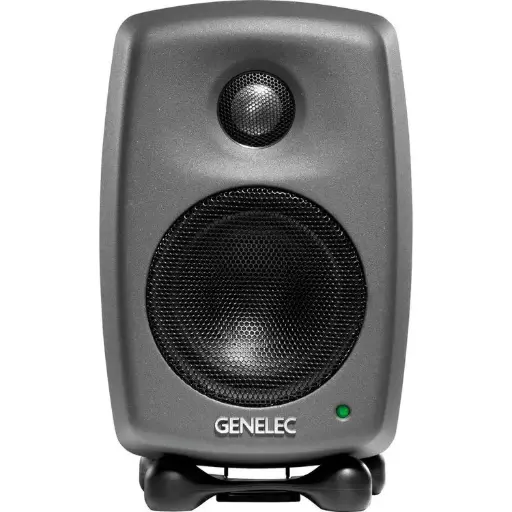 Genelec® 8010A Bi-Amplified Active Monitor (Single, Producer Finish Grey) SKU# 8010A