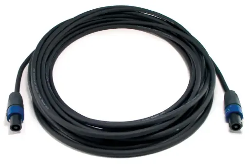 Cables LSK-212-005 2C/12awg Speaker Cable with Neutrik NL2FXX-W-S speakON connectors 5 Feet SKU# LSK-212-005