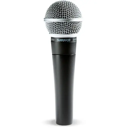 Shure SM58-CN Cardioid Dynamic Vocal Microphone with 25ft XLR Cable SKU# SM58-CN