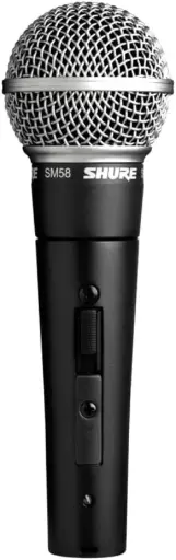 Shure SM58S Handheld Dynamic Microphone with Switch SKU# SM58S