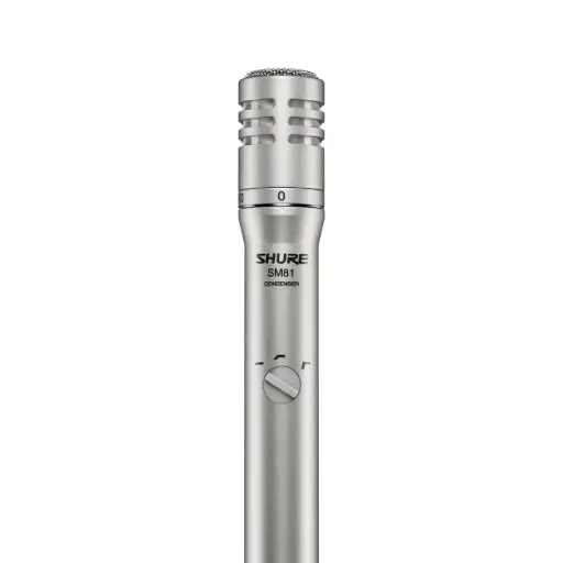 Shure SM81-LC Cardioid Condenser Microphone SKU# SM81-LC