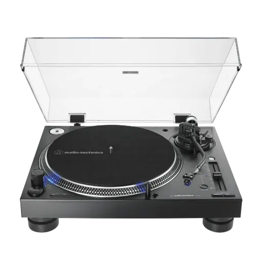 Audio-Technica Consumer AT-LP140XP-BK Direct Drive Professional DJ Turntable (Black) SKU# AT-LP140XP-BK 