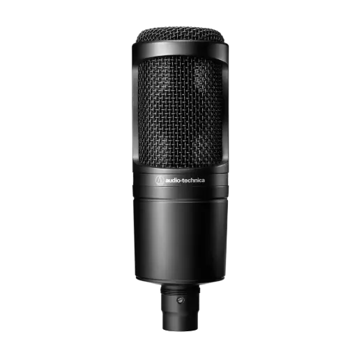 Audio-Technica Professional AT2020 Cardioid Condenser Microphone (Black) SKU# AT2020 