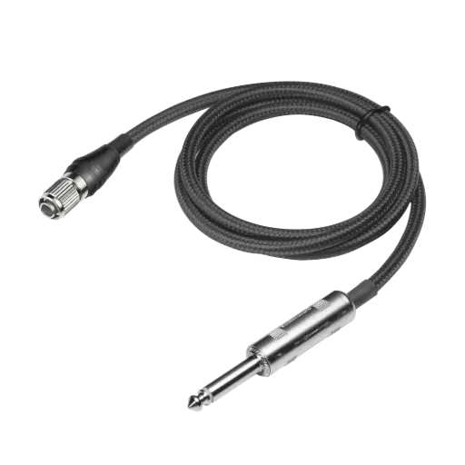 Audio-Technica Professional AT-GcH PRO Professional Guitar Input Cable for Wireless Transmitters SKU# AT-GcH PRO 