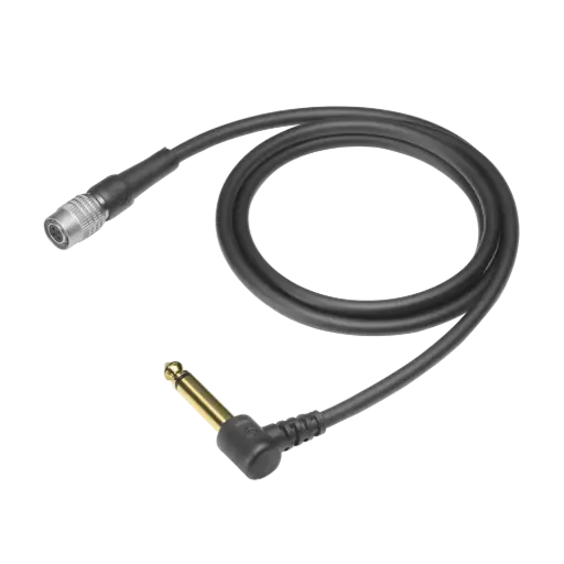 Audio-Technica Professional AT-GRcW Wireless Guitar Input Cable for UniPak Transmitter, 36" Cable Length SKU# AT-GRcW 
