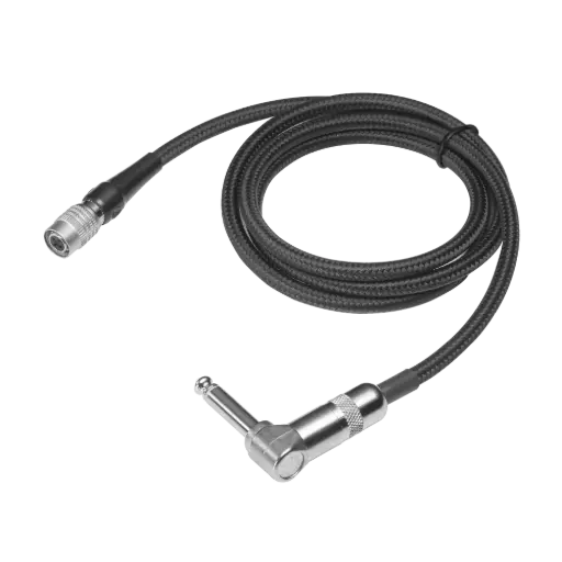 Audio-Technica Professional AT-GRCW PRO Wireless Guitar Input Cable for UniPak Transmitter, 36" Cable Length SKU# AT-GRCW PRO 