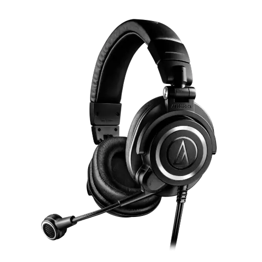 Audio-Technica Professional ATH-M50xSTS StreamSet™ Headset with XLR and 3.5mm Connectors SKU# ATH-M50xSTS 