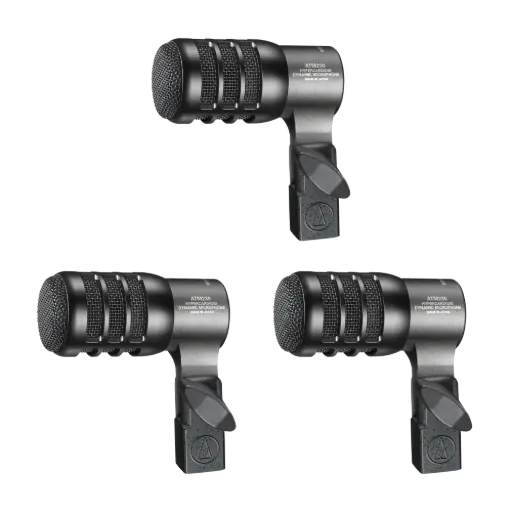 Audio-Technica Professional ATM230PK Hypercardioid Dynamic Instrument Microphone (3-Pack) SKU# ATM230PK 
