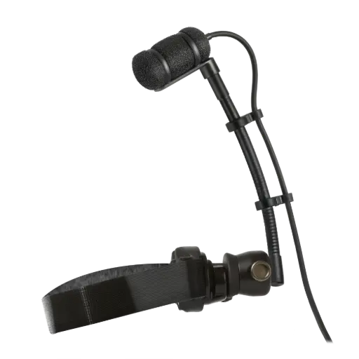 Audio-Technica Professional ATM350W Cardioid Condenser Instrument Microphone with Woodwind Mounting System (5" Gooseneck) SKU# ATM350W 