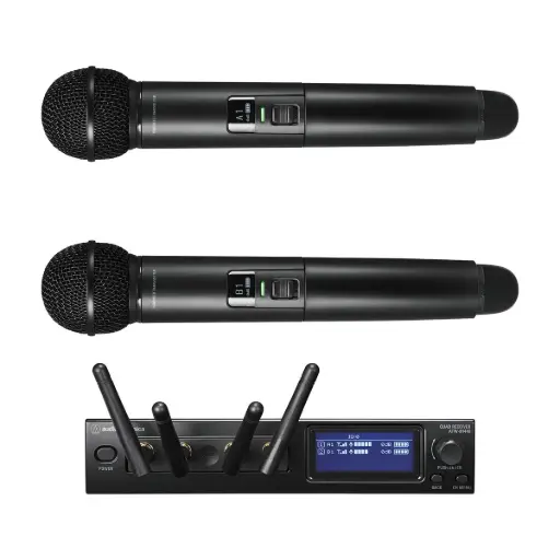 Audio-Technica Professional ATW-1422 System 20 PRO 2-Person Digital Wireless Handheld Microphone System (2.4 GHz) SKU# ATW-1422 