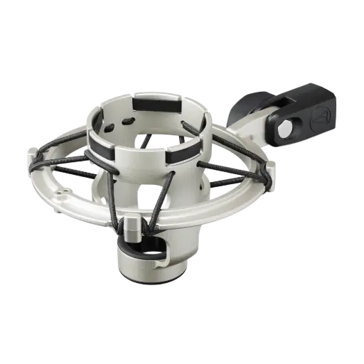 Audio-Technica Professional AT8449a/SV Microphone Shockmount (Silver) SKU# AT8449a/SV  