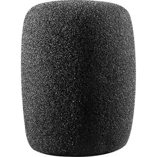 Audio-Technica Professional AT8101 Cylindrical Foam Windscreen (Black) SKU# AT8101