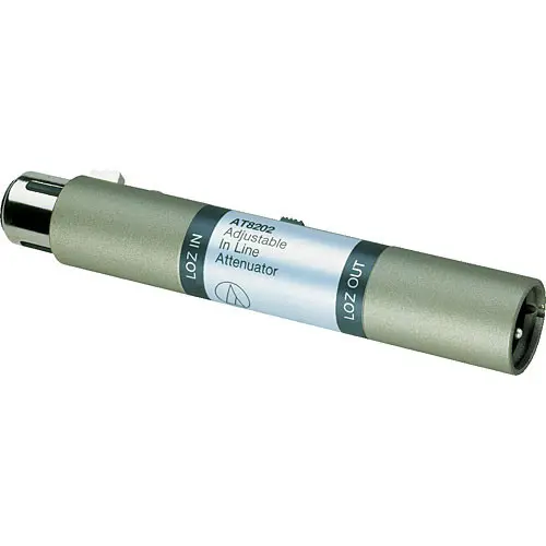 Audio-Technica Professional AT8202 Adjustable In-Line Attenuator SKU# AT8202 