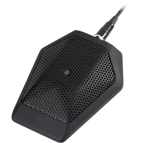 Audio-Technica Professional U851RbO Omnidirectional Condenser Boundary Microphone (Black) SKU# U851RbO 