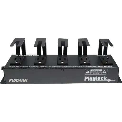 Furman Pro Plugs PlugLOCK 5-Outlet Locking Power Distribution Unit SKU# PlugLOCK 