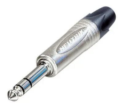 Neutrik NP3X 3-Pole 1/4" Stereo Male Phone Plug, Nickel Shell, Nickel Contacts SKU# NP3X 