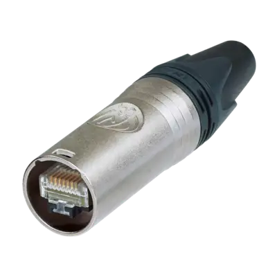 Neutrik NE8MX6 Cat 6a etherCON® Male Cable Connector (Nickel, >1.1mm Insulation) SKU# NE8MX6 