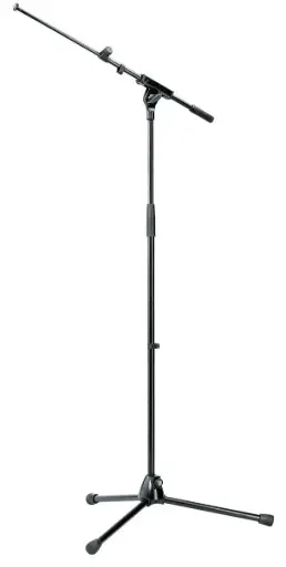 K&M 210/8-Black Microphone Stand SKU# 210/8-BLACK