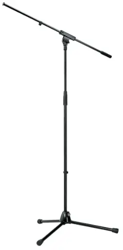 K&M 210/6-Black Microphone Stand SKU# 210/6-BLACK
