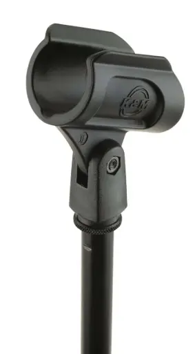 K&M 85070-Black Microphone Clamp SKU# 85070-BLACK