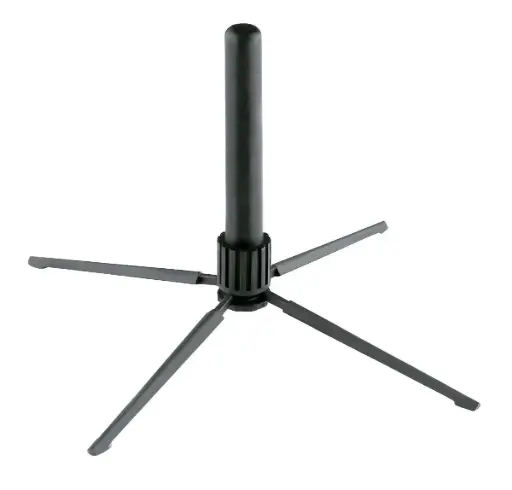 K&M 15232-Black Flute Stand SKU# 15232-BLACK
